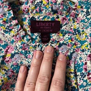 Liberty for J.Crew Floral Blouse